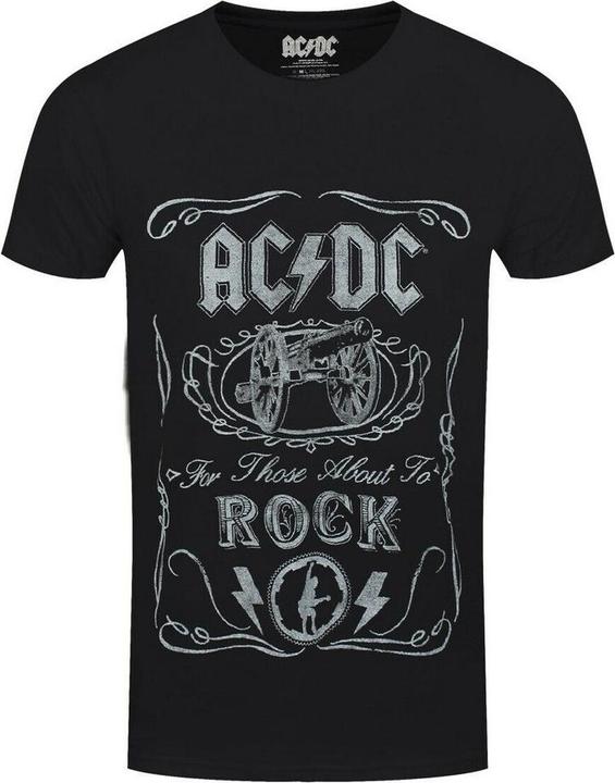 Immagine prodotto AC/DC Cannon Swig Maglietta Vintage Adulto Unisex (M)