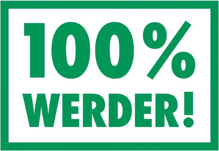 Immagine prodotto SV Werder Bremen Werder Brema 100 per cento (100 x 69 cm)
