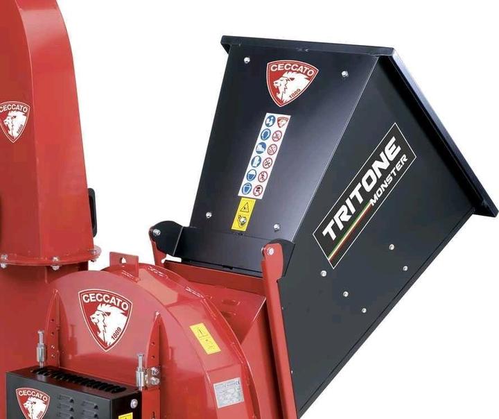 Produktbild Ceccato Tritone Monster Electric Elektrischer Gartenhäcksler Dreiphasig 12,5 PS