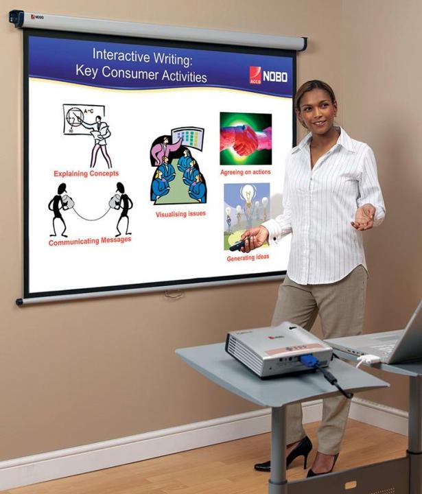 Produktbild Nobo Wall Mounted Projection Screen 1500x1138mm (70.87", 4:3)