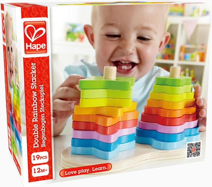 Image du produit Hape Rainbow-Plug-In Game 19pcs. FSC