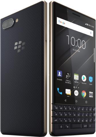 BlackBerry Chiave2 Le (64 GB, Champagne, 4.50", Doppia SIM Ibrida, 13 Mpx, 4G)