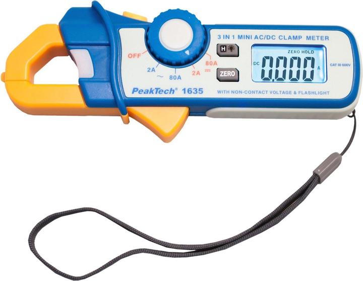 Immagine prodotto Peaktech P 1635 Pinza amperometrica (CAT III 600V)