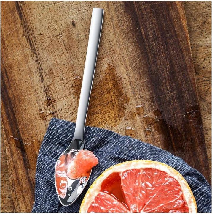 Productafbeelding WMF Grapefruitbestekset 2st Grapefruitlepel met tanden Nuova Roestvrij Staal pol (2 Stuk, Lepel)