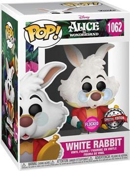 Actual product image Funko Pop Flocked Alice in Wonderland White Rabbit Limited Edition