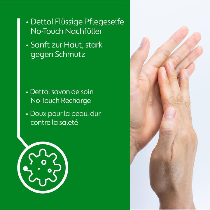 Actual product image Dettol No Touch (Liquid soap, refill, 250 ml)