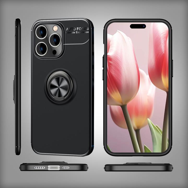 Actual product image Nalia Matte Ring Silicone Sleeve (Apple iPhone 15 Pro)