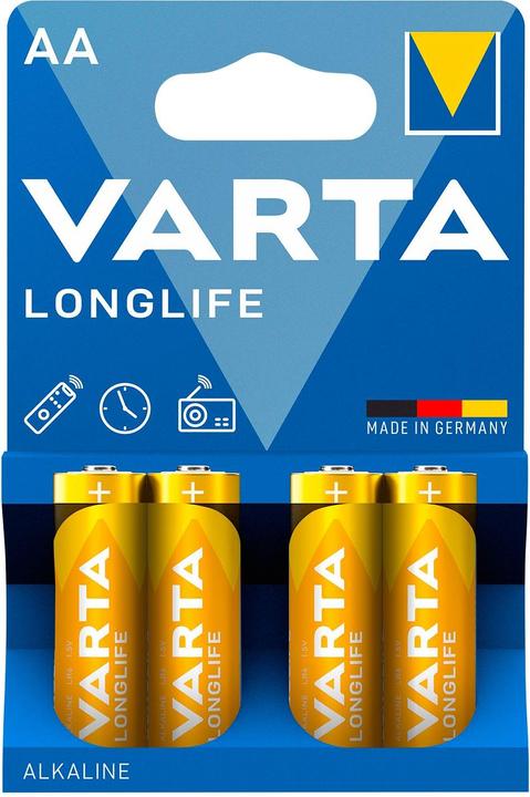 Actual product image Varta Longlife (4 pcs., AA, 2800 mAh)