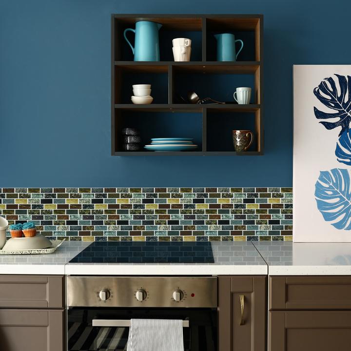Image du produit Relaxdays Stickers-carrelage (31 x 0.1 x 31 cm)