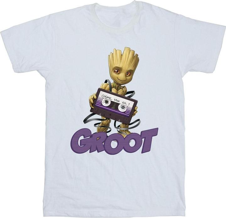 Actual product image Guardians of the Galaxy Mens Groot Casette T-Shirt (XXL)