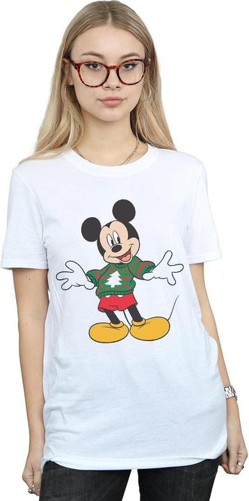 Produktbild Disney Mickey Mouse Christmas Jumper Stroke TShirt (M)