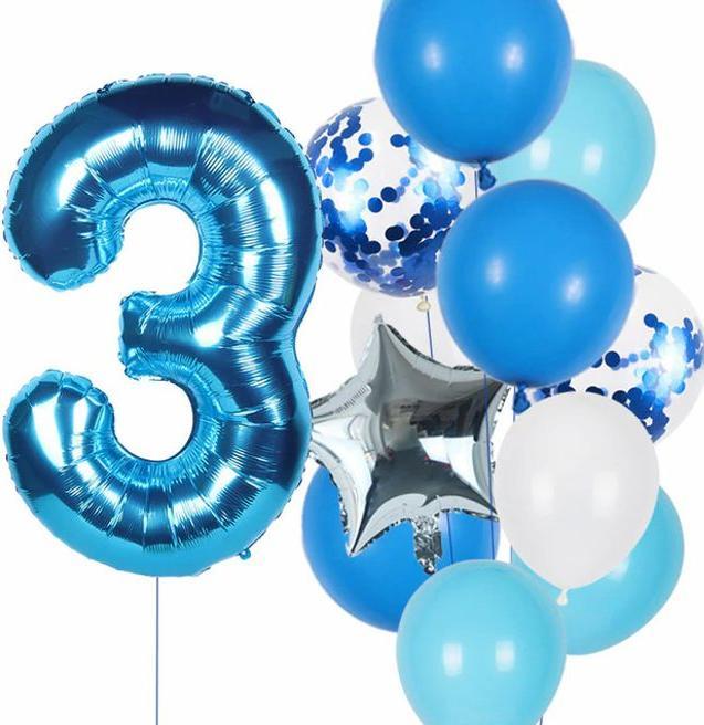 Produktbild MU Style Ballone 3. Geburtstag (1 x)