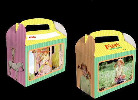 Immagine prodotto DH-Konzept Scatole da regalo o da merenda Pippi Calzelunghe Confezione da 8