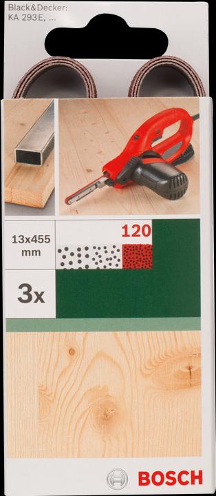Image du produit Bosch Zubehör Kit de bandes abrasives (120)