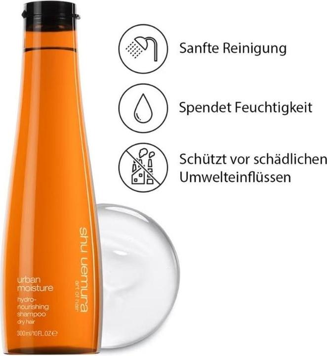 Produktbild Shu Uemura Urban Moisture Shampoo (300 ml, Flüssiges Shampoo)