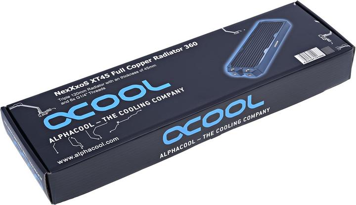 Actual product image Alphacool NexXxoS XT45 Full Copper 360mm (120 mm)