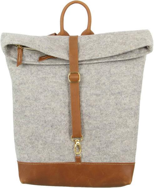 Actual product image Dorothee Lehnen Sac à dos, 38 x 40 x 11 cm, gris chiné