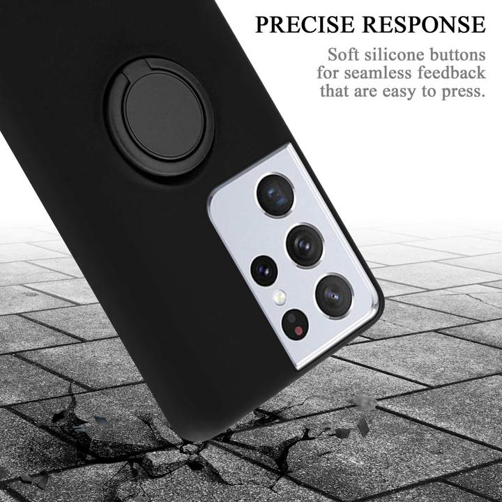 Produktbild Cadorabo TPU Liquid Ring Silicone Case Hülle (Samsung Galaxy S22 Ultra)