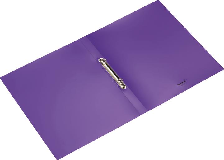 Immagine prodotto Kolma Raccoglitore ad anelli Easy A4 morbido 2 anelli altezza di riempimento 1 cm viola (A4, 21 mm, 1 Pezzo/i)