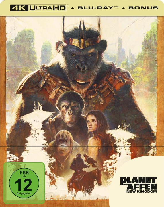 Produktbild Disney Interactive Studios Planet der Affen: New Kingdom - 4K Steelbook (Blu-ray, 2024, Deutsch, Englisch)