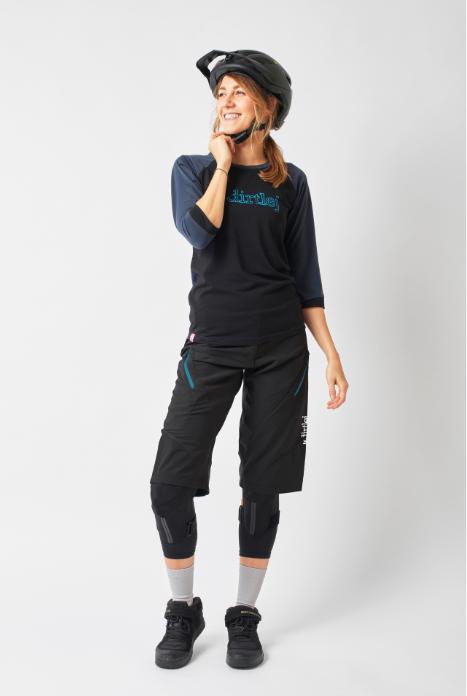 Immagine prodotto dirtlej Pantaloncini Trailscout MTB Donna, nero/tutsk, S (S)