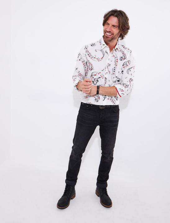 Produktbild Joe Browns Music Note Print Long Sleeve Shirt (XL)