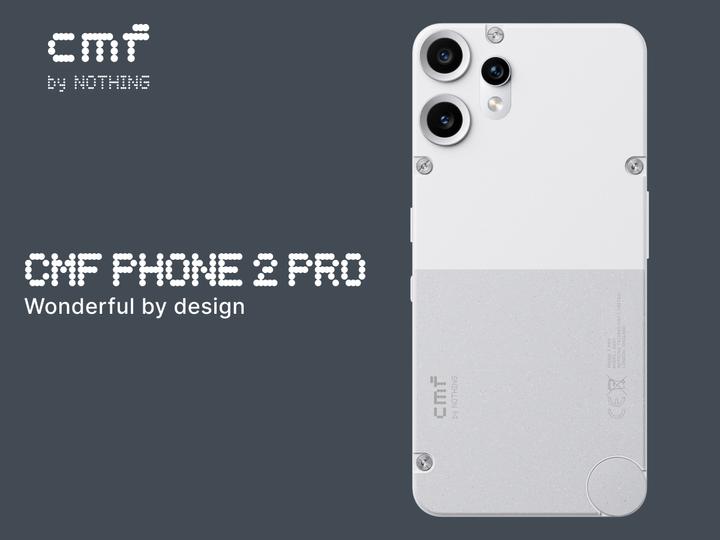 Immagine prodotto CMF Telefono 2 Pro (128 GB, Bianco, 6.77", Doppia SIM, 50 Mpx, 5G)