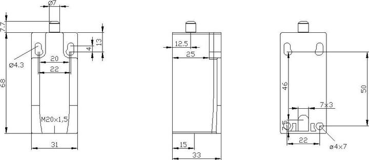 Immagine prodotto Siemens Interruttore perimetrale 31 mm Rundst 1NO/2NC