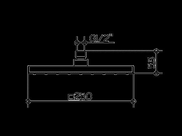Produktbild Keuco Kopfbrause EDITION 300 (1 Strahlarten, 15 l/min)