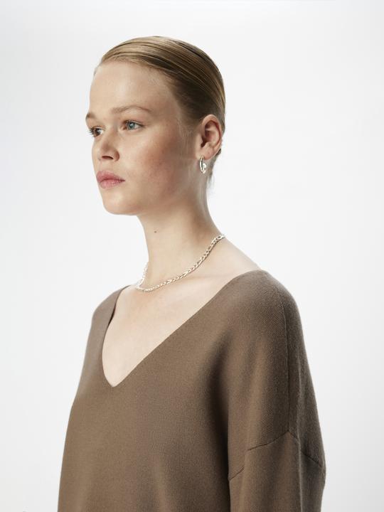 Actual product image Object V-neck knit jumper (S)
