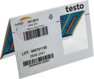 Productafbeelding Testo Temperatuurstrook +204 - +260°C