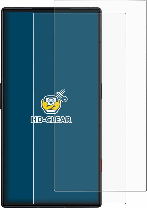 Produktbild BROTECT Schutzfolie Displayschutz Klar (2 Stück, ZTE Nubia Red Magic 8S Pro)