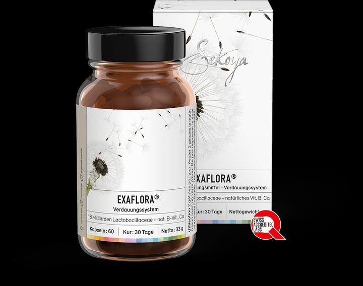 Immagine prodotto Sekoya Exaflora | Probiotici naturali (60 Pezzo/i, Pillole, 27 g)