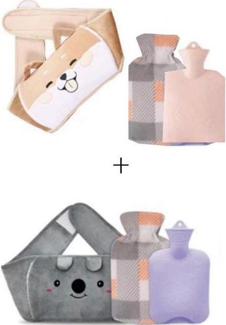 Actual product image TOP Hot water bottle set Koala + Dog (1 l)