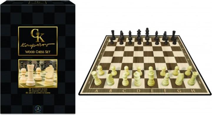 Image du produit Jackpot Kasparov : Ensemble d'échecs en bois (36.5 cm)