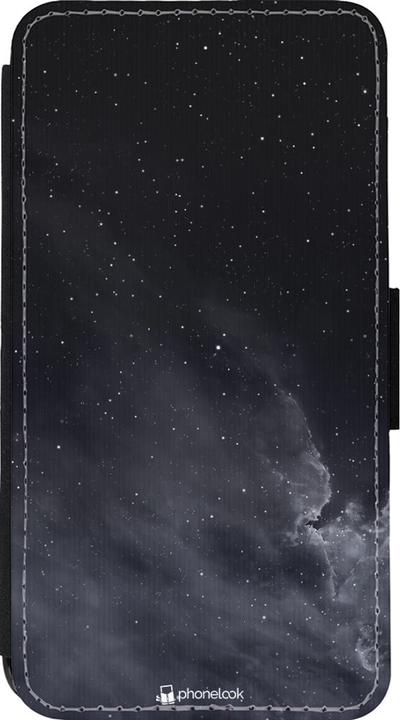 Produktbild PhoneLook Hülle Wallet schwarz Black Sky Clouds (Apple iPhone 13 mini)