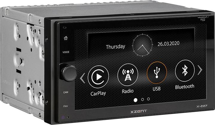 Image du produit Xzent X-227 2-Din DAB avec Carplay Bluetooth et USB (Apple Carplay)
