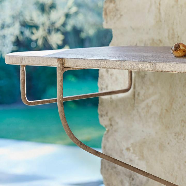 Actual product image Loberon Planter table Plancher antique beige