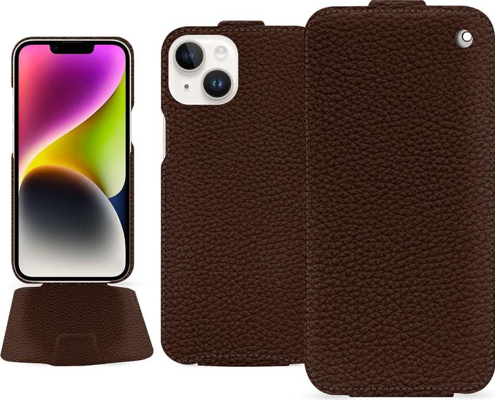 Actual product image Noreve Vertical leather shell (Apple iPhone 15 Plus)