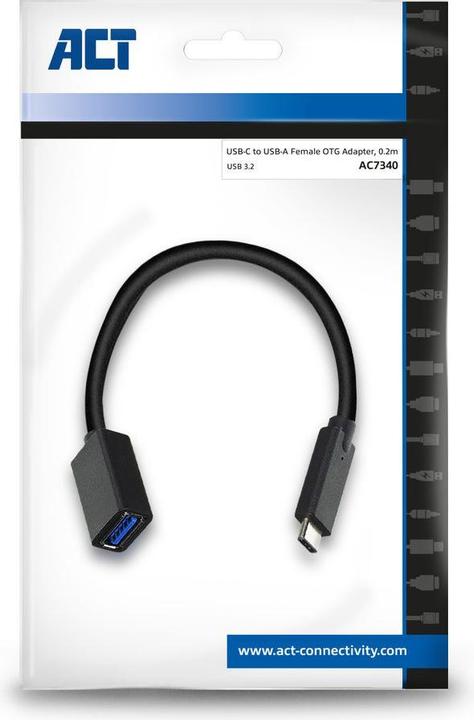 Produktbild USB A – USB Typ C (0.20 m, USB 3.2 Gen 1)