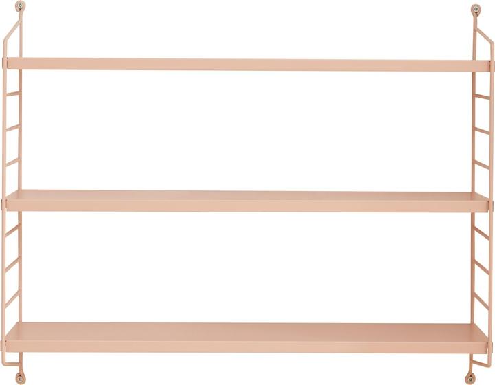 Immagine prodotto En.Casa Set di 3 mensole da parete modulari Strängnäs color salmone