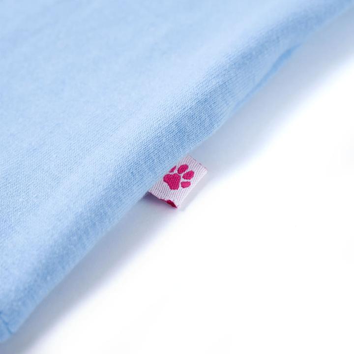 Produktbild VidaXL Kinder-T-Shirt mit Rüschenärmeln Hellblau 128,Material (128)