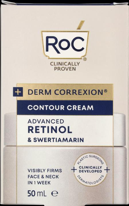 Actual product image Roc Derm Correxion Contour Cream for Face Neck and Jawline Visible Face Lift Neck Firming Treatment (50 ml)