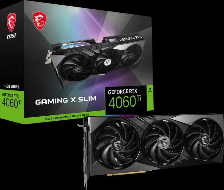 Produktbild MSI GeForce RTX 4060 Ti GAMING X SLIM (16 GB)