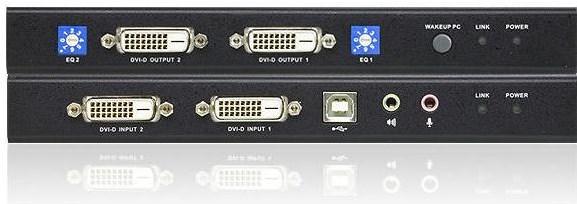 Produktbild Aten CE604 KVM Extender, 2xDVI, Audio