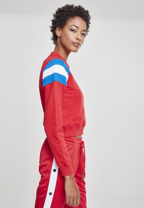 Actual product image Urban Classics Ladies Sleeve Stripe Crew (XL)