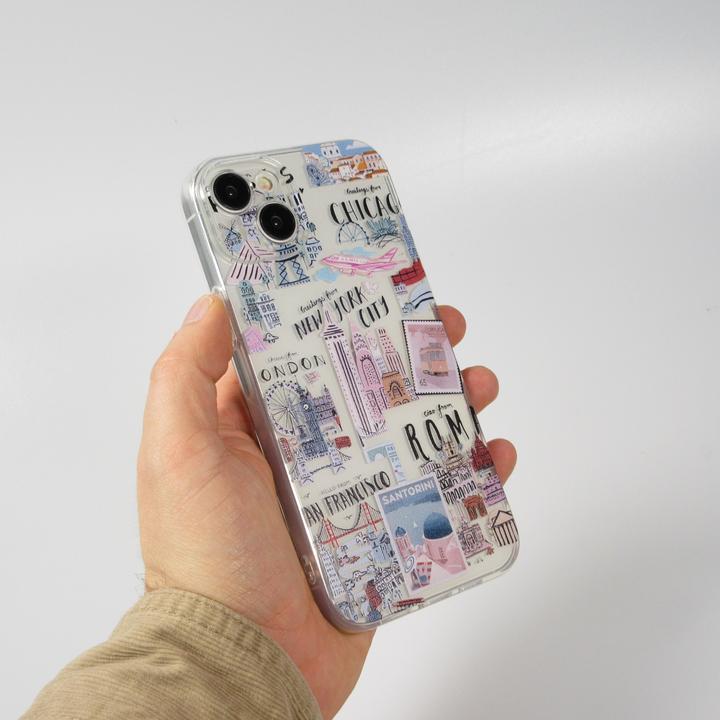 Immagine prodotto PhoneLook Coprire le città del mondo in gomma siliconica (Apple iPhone 14)