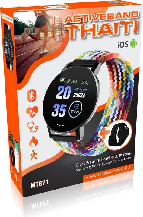 Produktbild Media-Tech MT871 ActiveBand Thaiti (44 mm)