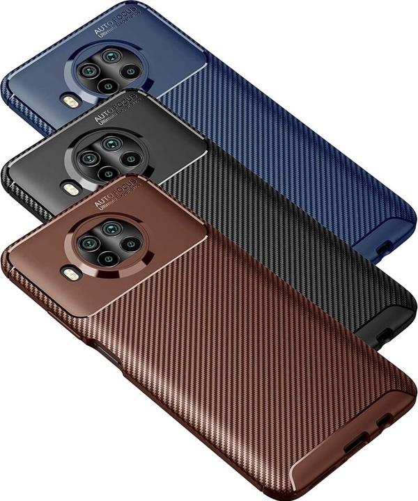 Produktbild Screenguard Xiaomi Mi 10T Lite Hülle Carbon Design TPU Case (Xiaomi Mi 10T Lite)