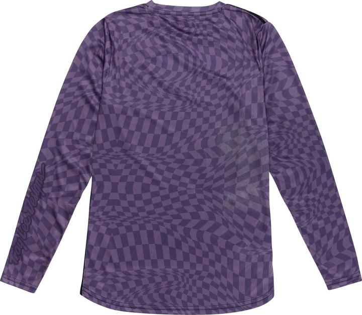 Produktbild Troy Lee Designs Womens Lilium LS Jersey, Twisted Checkers, deep purple, L (L)